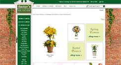 Desktop Screenshot of beckersflorist.com